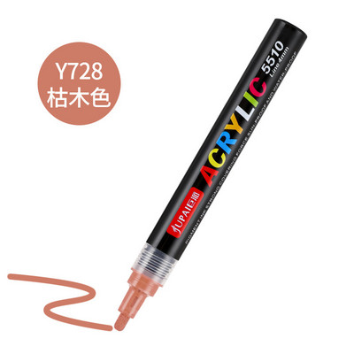 36 spalvų meno žymeklis akrilo dažų teptukas, rašiklis, uolų tapyba, akmuo, keramika, stiklas, medinė drobė, „pasidaryk pats“ graffiti piešimo reikmenys