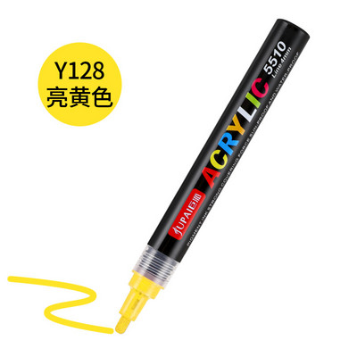 36 spalvų meno žymeklis akrilo dažų teptukas, rašiklis, uolų tapyba, akmuo, keramika, stiklas, medinė drobė, „pasidaryk pats“ graffiti piešimo reikmenys