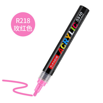 36 spalvų meno žymeklis akrilo dažų teptukas, rašiklis, uolų tapyba, akmuo, keramika, stiklas, medinė drobė, „pasidaryk pats“ graffiti piešimo reikmenys