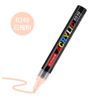 36 spalvų meno žymeklis akrilo dažų teptukas, rašiklis, uolų tapyba, akmuo, keramika, stiklas, medinė drobė, „pasidaryk pats“ graffiti piešimo reikmenys