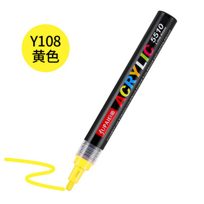 36 spalvų meno žymeklis akrilo dažų teptukas, rašiklis, uolų tapyba, akmuo, keramika, stiklas, medinė drobė, „pasidaryk pats“ graffiti piešimo reikmenys