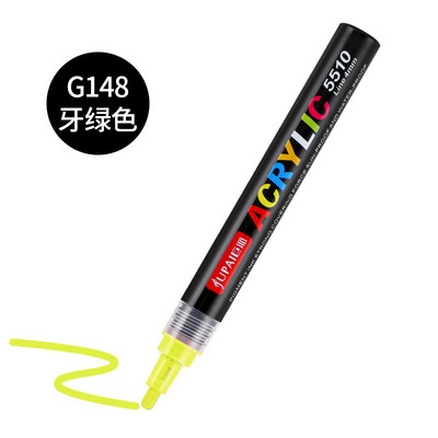 36 spalvų meno žymeklis akrilo dažų teptukas, rašiklis, uolų tapyba, akmuo, keramika, stiklas, medinė drobė, „pasidaryk pats“ graffiti piešimo reikmenys