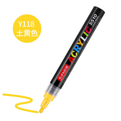 36 spalvų meno žymeklis akrilo dažų teptukas, rašiklis, uolų tapyba, akmuo, keramika, stiklas, medinė drobė, „pasidaryk pats“ graffiti piešimo reikmenys