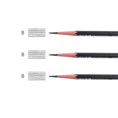 3 kom./Set Profesionalna olovka za crtanje Sketch Charcoal Pencils bijelo smeđa Set školskog pribora za pisanje i skiciranje slatki 2H-14B