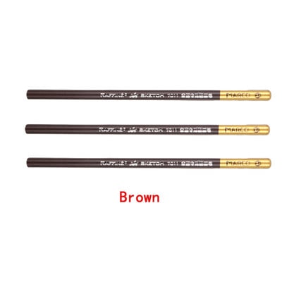 3 kom./Set Profesionalna olovka za crtanje Sketch Charcoal Pencils bijelo smeđa Set školskog pribora za pisanje i skiciranje slatki 2H-14B