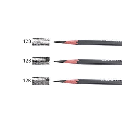 3 kom./Set Profesionalna olovka za crtanje Sketch Charcoal Pencils bijelo smeđa Set školskog pribora za pisanje i skiciranje slatki 2H-14B