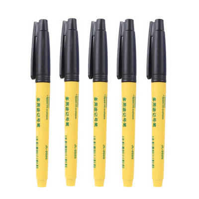 Haile 3-5Pc/lot Olovke s dugom glavom Dekoracija drva za kupaonicu Višenamjenske olovke s dubokim rupama Set crvena/crna/plava tinta