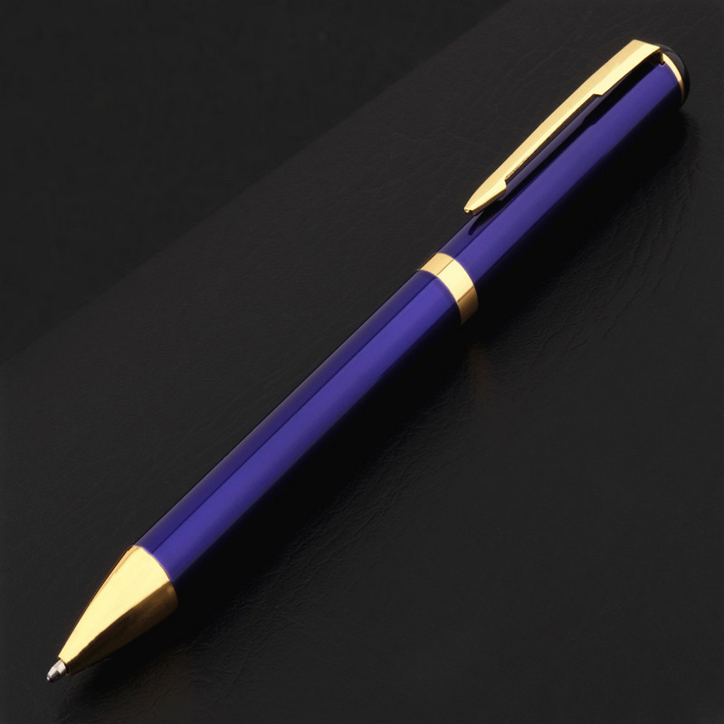 Aukštos kokybės 801 spalvos Studentų mokyklos kanceliarinės prekės Mėlynas rašalas Vidutinio antgalio tušinukas Naujas