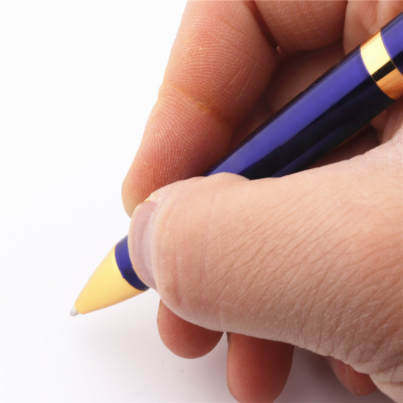 Aukštos kokybės 801 spalvos Studentų mokyklos kanceliarinės prekės Mėlynas rašalas Vidutinio antgalio tušinukas Naujas