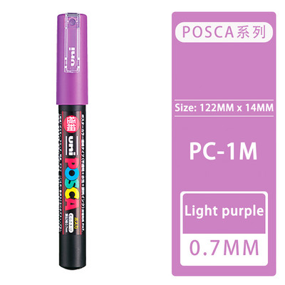 1 бр. Uni Posca Маркери PC-1M Писалка POP Плакат Живопис Реклама Графити Водоустойчиви арт консумативи Пигментно мастило Канцеларски материали
