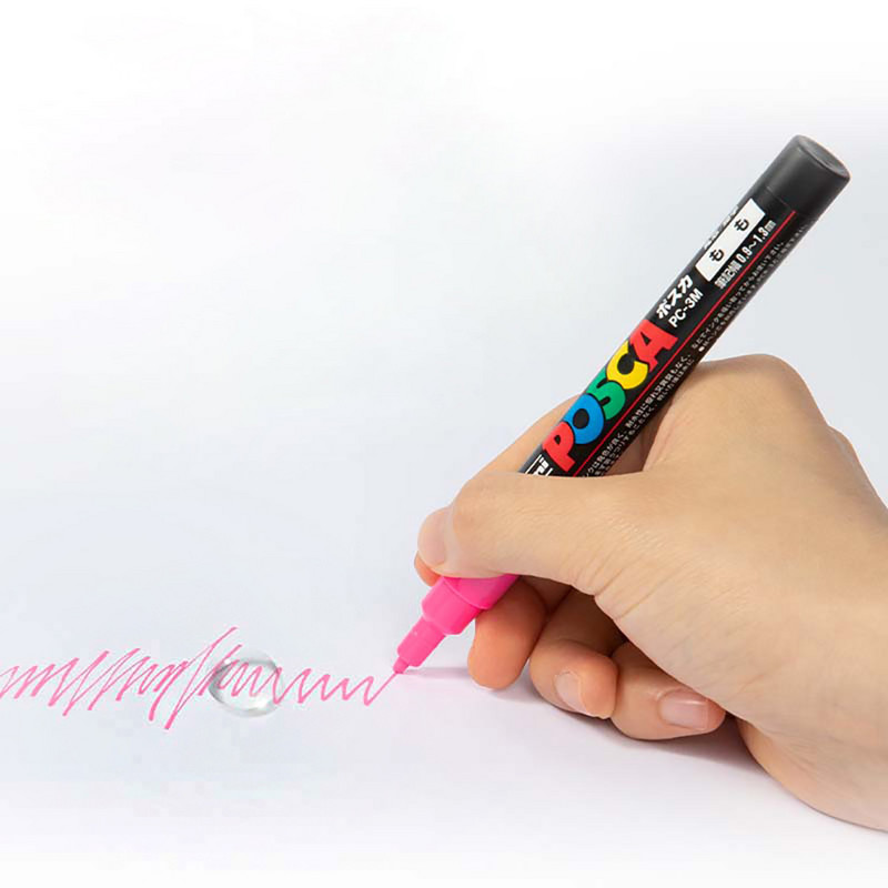 1 vnt Uni Posca žymekliai PC-1M dažų rašiklis POP plakatų tapyba Reklama Grafiti vandeniui atsparūs meno reikmenys Pigmentinio rašalo raštinės reikmenys