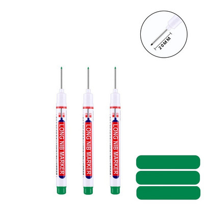 1/3 kom bijele trajne olovke set za drvo kamen plastiku kožu staklo kamen metal platno keramiku marker duboke rupe 0,7 mm