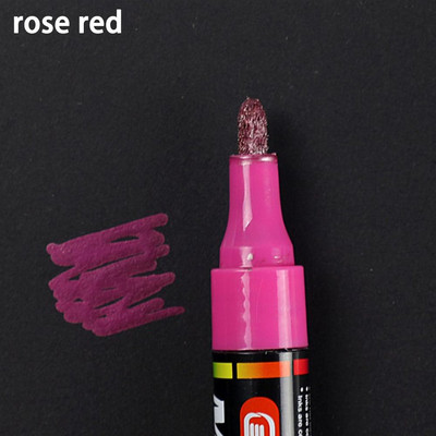 Цветен протектор на автомобилни гуми Нова водоустойчива постоянна писалка за боядисване на гуми Автомобил Мотоциклет Велосипед Творчески маркер Маслена писалка