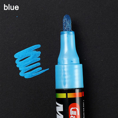 Цветен протектор на автомобилни гуми Нова водоустойчива постоянна писалка за боядисване на гуми Автомобил Мотоциклет Велосипед Творчески маркер Маслена писалка