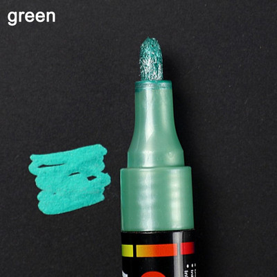 Цветен протектор на автомобилни гуми Нова водоустойчива постоянна писалка за боядисване на гуми Автомобил Мотоциклет Велосипед Творчески маркер Маслена писалка