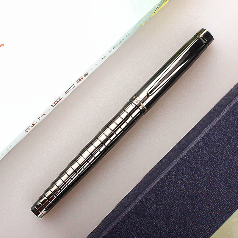 MONTE MOUNT Visokokvalitetna luksuzna siva križna linija Poslovni ured Roler olovka srednjeg vrha Novo