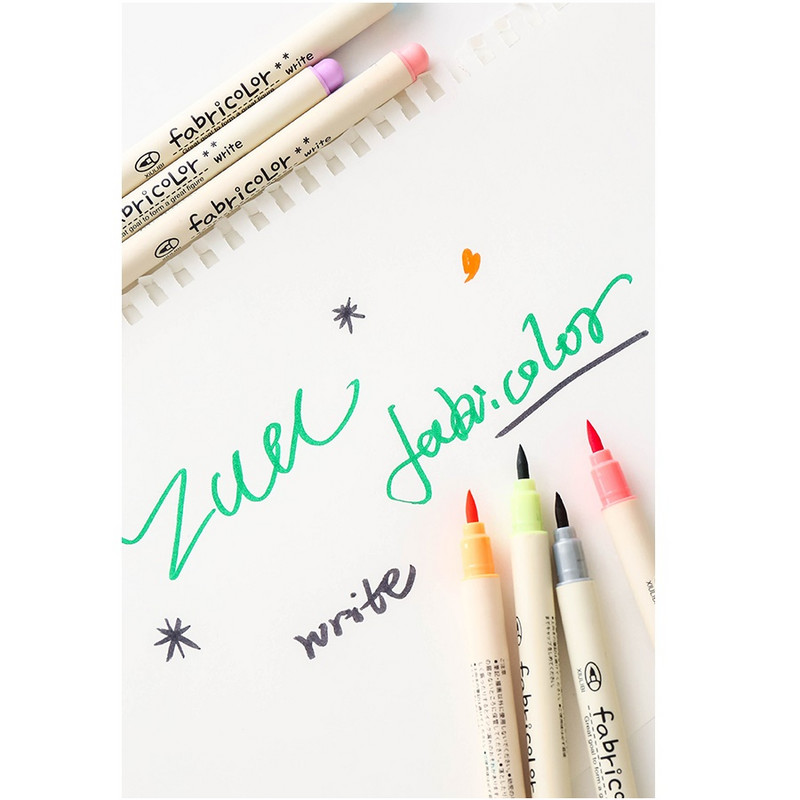 10 vnt. Minkšto teptuko spalvos žymeklio rašiklių rinkinys piešimui Raštų kaligrafija Dažai Kanceliarinės reikmenys Mokyklai namuose „Pasidaryk pats“ meno reikmenys A6805