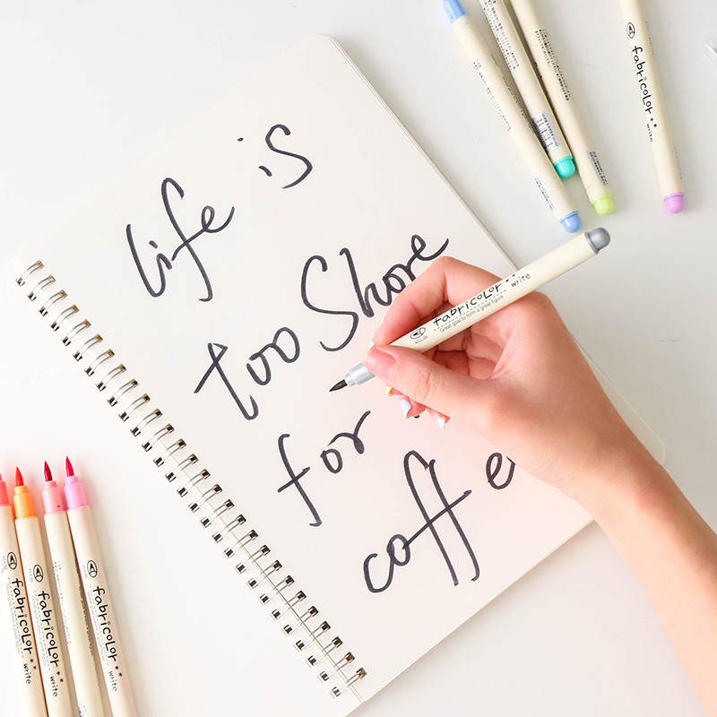 10 vnt. Minkšto teptuko spalvos žymeklio rašiklių rinkinys piešimui Raštų kaligrafija Dažai Kanceliarinės reikmenys Mokyklai namuose „Pasidaryk pats“ meno reikmenys A6805