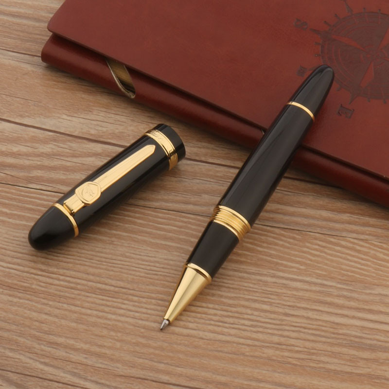 Jinhao 159 roler olovka metalna zlatno ljubičasta vrtnja Uredski pribor Školski pribor kemijska olovka