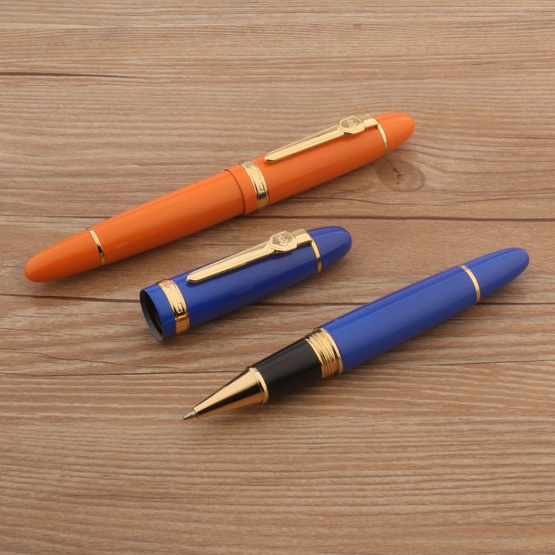 Jinhao 159 roler olovka metalna zlatno ljubičasta vrtnja Uredski pribor Školski pribor kemijska olovka