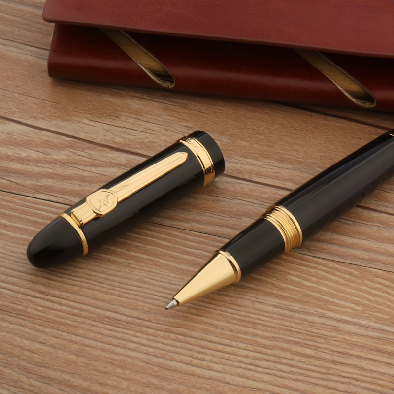 Jinhao 159 roler olovka metalna zlatno ljubičasta vrtnja Uredski pribor Školski pribor kemijska olovka