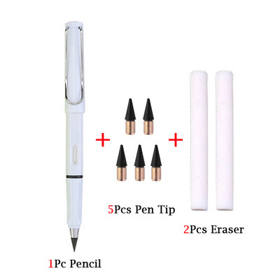 8 db/tétel örök ceruza radírral HB Unlimited íróceruzák Iskolai vázlatfestés tervezőeszközök Diákpapír kellékek