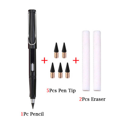 8 db/tétel örök ceruza radírral HB Unlimited íróceruzák Iskolai vázlatfestés tervezőeszközök Diákpapír kellékek