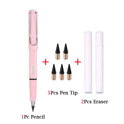 8 db/tétel örök ceruza radírral HB Unlimited íróceruzák Iskolai vázlatfestés tervezőeszközök Diákpapír kellékek