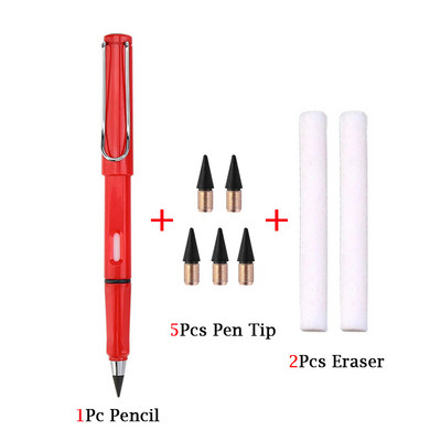 8 db/tétel örök ceruza radírral HB Unlimited íróceruzák Iskolai vázlatfestés tervezőeszközök Diákpapír kellékek