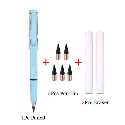 8 db/tétel örök ceruza radírral HB Unlimited íróceruzák Iskolai vázlatfestés tervezőeszközök Diákpapír kellékek