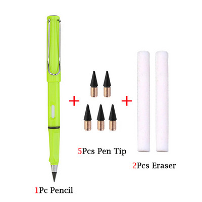 8 db/tétel örök ceruza radírral HB Unlimited íróceruzák Iskolai vázlatfestés tervezőeszközök Diákpapír kellékek