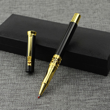 Πολυτελές Business Office Sign Pen Hollow Metal Pens Ballpoint Student Writing School Rollerball Stationery Supplies 03779