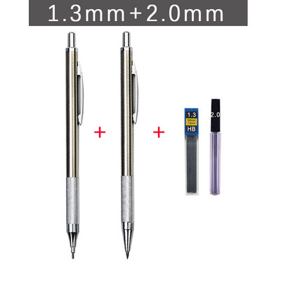 0,5 0,7 0,9 1,3 2,0 mm komplet mehaničkih olovaka od punog metala, umjetničko crtanje, slikanje, automatska olovka s rubovima Uredski školski pribor