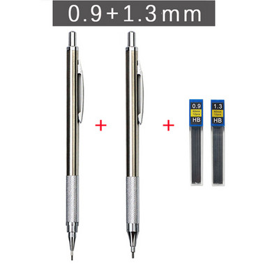 0,5 0,7 0,9 1,3 2,0 mm komplet mehaničkih olovaka od punog metala, umjetničko crtanje, slikanje, automatska olovka s rubovima Uredski školski pribor