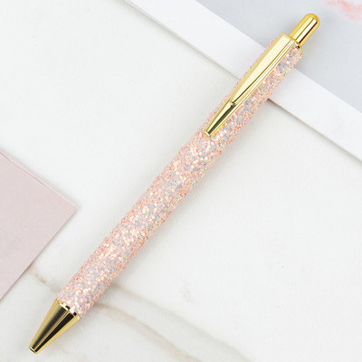 Limit shows Moda lux Bling bibelouri pix din metal 1,0 mm cu sclipici pixuri cu flux de ulei Papetărie de birou cadouri