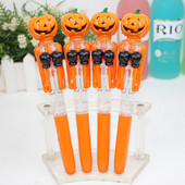 Halloween Cute Pumpkin Boxing Pen Creative Ball Point Pen with Light Relief Pressure Toy στυλό Παιδικό δώρο Halloween