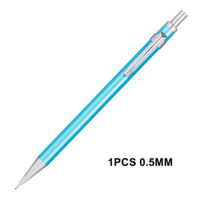 Mechanická ceruzka Deli Metal 0,5 mm / 0,7 mm s tuhou, vysúvateľná čierna tuha, papiernictvo