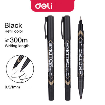 3 KOM DELI trajni markeri Olovka za crtanje s dva vrha za slikanje i označavanje s Fineliner olovkom za pisanje