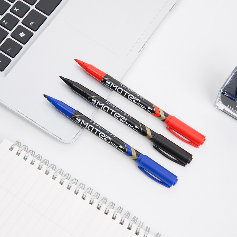 3 KOM DELI trajni markeri Olovka za crtanje s dva vrha za slikanje i označavanje s Fineliner olovkom za pisanje