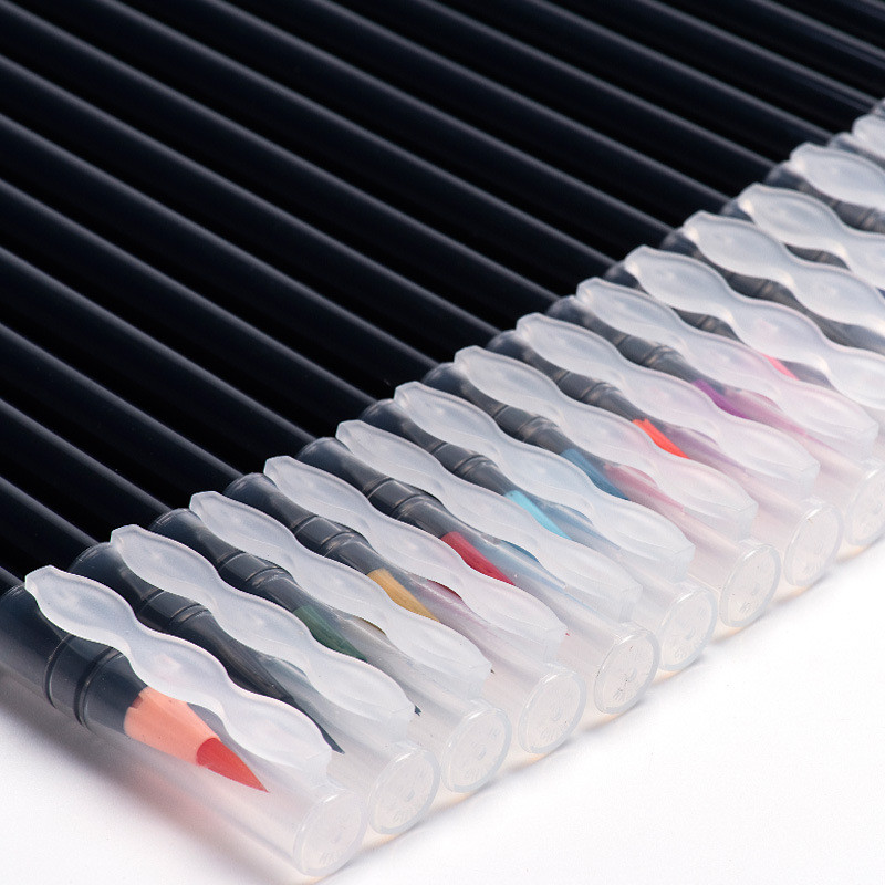 20 Χρώματα Μελάνι Απαλό Πέννα Καλλιγραφίας Σχέδιο Πέννα Ακουαρέλα Πινέλο Ζωγραφική Μαρκαδόροι Γράμματα Τέχνης Σχολικά Είδη Γραφείου