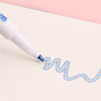 8 χρώματα Double Lines Contour Art Pens Μαρκαδόροι Pen Out Line Pen Highlighter Scrapbooking Bullet diary Graffiti Κάρτα αφίσας