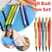 5 komada smiješnih kemijskih olovaka Šarene olovke s citatima za žalbe za studente Poklon uredski pribor Višenamjenska olovka s potpisom