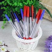 10 PCS/Lot Bullet Ballpoint Pen Kemijska olovka u tri boje Namjenski novi darovni materijal Uredski školski pribor za pisanje