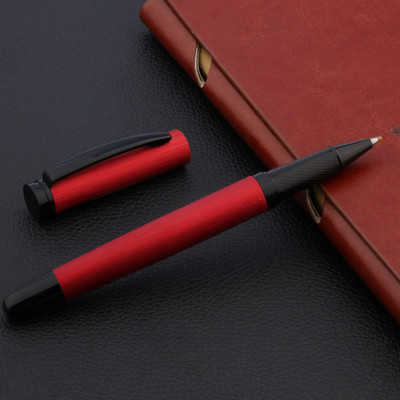 luksuzna visokokvalitetna kemijska olovka s brušenim potpisom Matirano CRNO Uredski pribor za školske potrepštine kemijska olovka s tintom NOVO