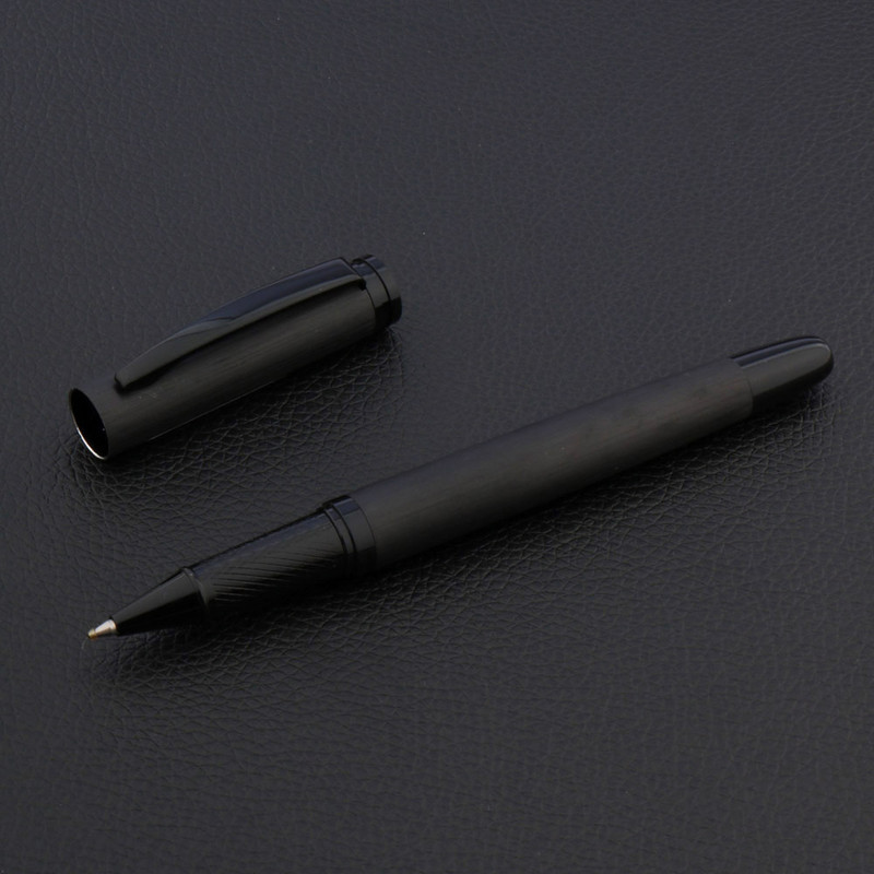 luksuzna visokokvalitetna kemijska olovka s brušenim potpisom Matirano CRNO Uredski pribor za školske potrepštine kemijska olovka s tintom NOVO