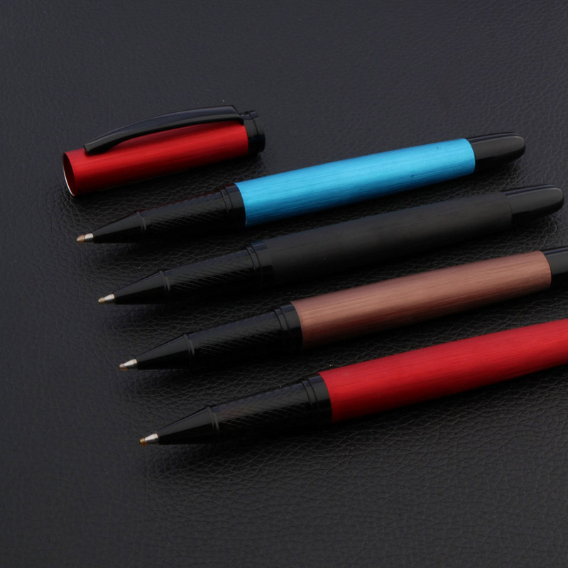 luksuzna visokokvalitetna kemijska olovka s brušenim potpisom Matirano CRNO Uredski pribor za školske potrepštine kemijska olovka s tintom NOVO