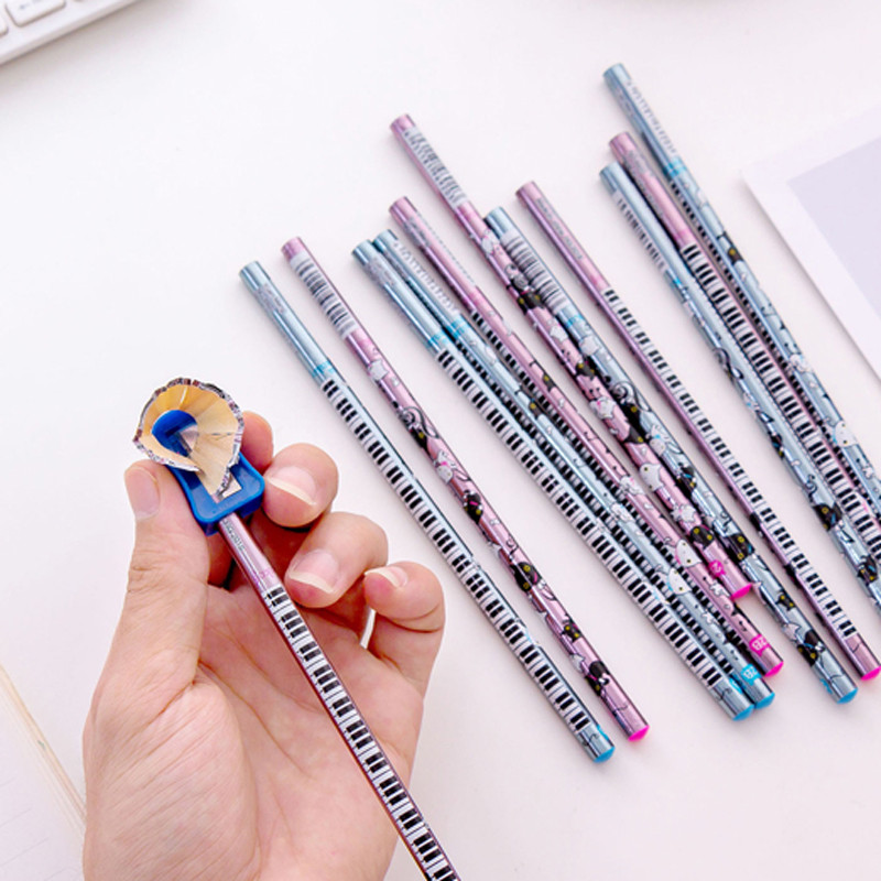 12kom/Set Slatka mačka 2B olovka Standardna drvena olovka Studentski pribor Olovke za pisanje i crtanje Školski uredski pribor