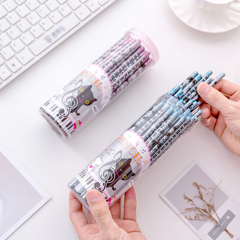 12kom/Set Slatka mačka 2B olovka Standardna drvena olovka Studentski pribor Olovke za pisanje i crtanje Školski uredski pribor