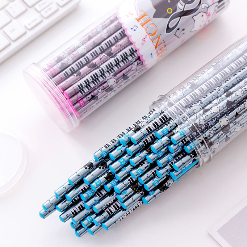 12kom/Set Slatka mačka 2B olovka Standardna drvena olovka Studentski pribor Olovke za pisanje i crtanje Školski uredski pribor