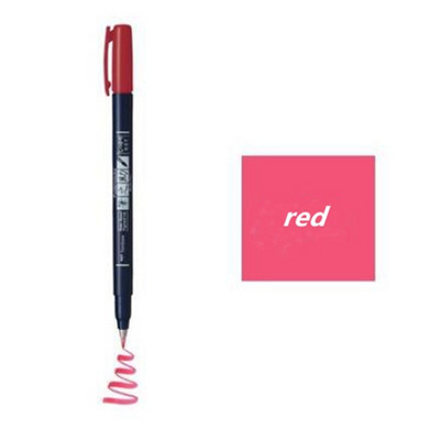 Japan Tombow Fudenosuke Kist Olovka za pisanje Kaligrafsko pisanje Olovke za crtanje Umjetnički marker za izradu karata za bilježenje